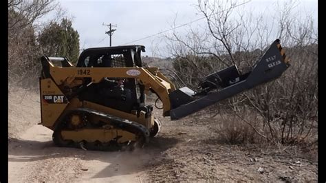 skid steer brush hogginh|brush hog attachment for skid steer.